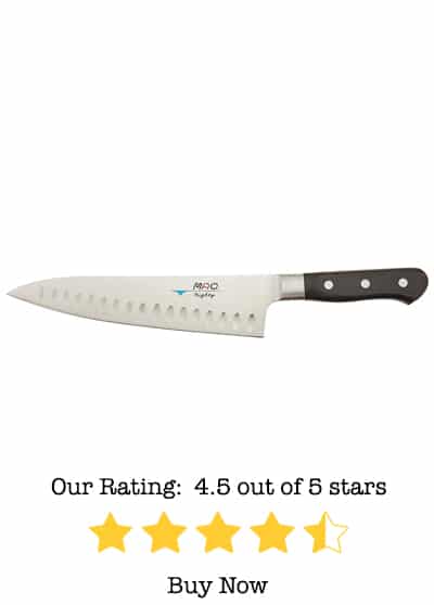 mac knife mth-80 professional hollow edge chef’s knife review