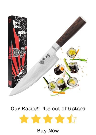 okami 8 inch chefs knife review