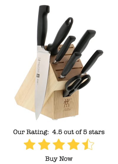 zwilling j.a. henckels four star 8-piece knife review