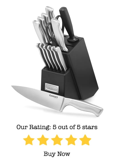 cuisinart c77ss-15pk classic knife set review