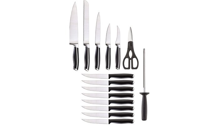 knives and 1 kitchen shear