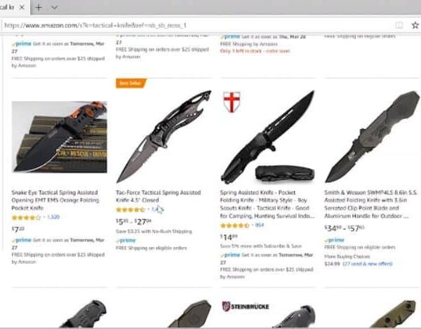 buying knives online