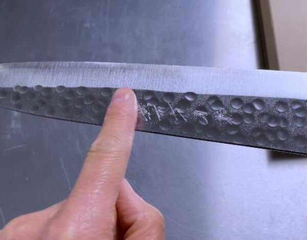 dull kitchen knife