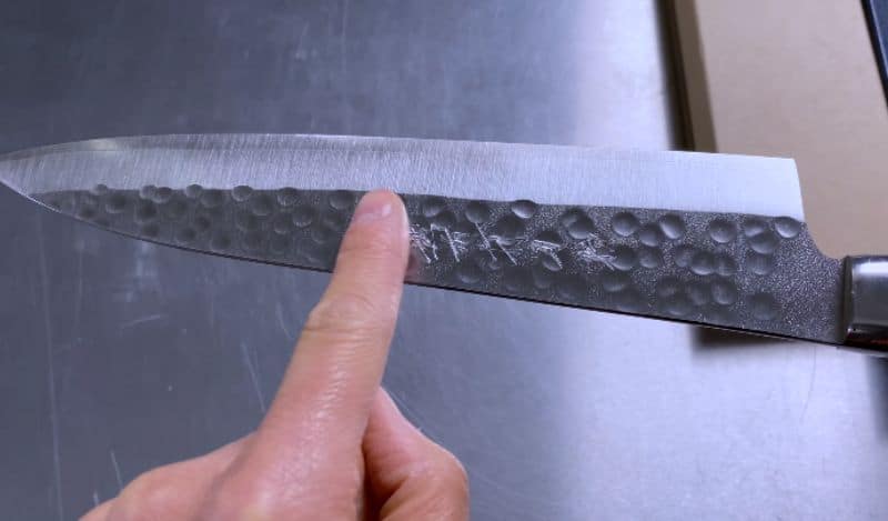 dull kitchen knife