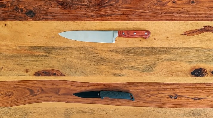 hunting knife vs kitchen knife