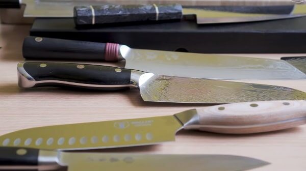 damascus knife set