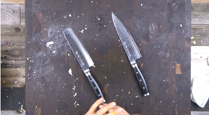 nakiri vs santoku knife