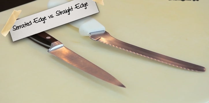 serrated knife vs straight knife